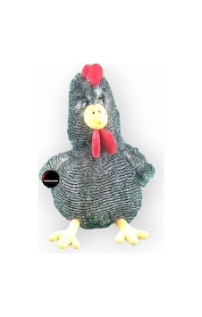 Çilli Horoz Peluş Oyuncak 35 Cm Siyah