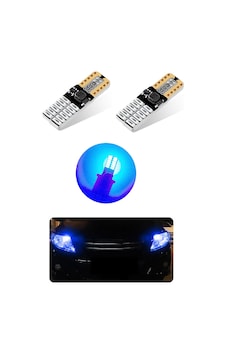 T10 Led Dipsiz W5w Canbus 24 Ledli Buz Mavi İce Blue Park Plaka Ampul 2 Adet T10 Led Dipsiz W5w Canbus 24 Ledli Buz Mavi İce Blue Park Plaka Ampul 2 Adet