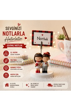 Sevgili Notluk Kağıt Tutucu