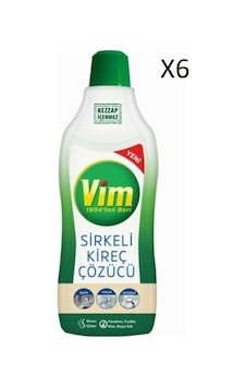 Vim Kireç Çözücü Sirkeli 6 x 1000 ml Vim Kireç Çözücü Sirkeli 6 x 1000 ml