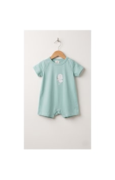 Fuar Baby Miniklere Özel Kız & Erkek Bebek Pamuklu Kısa Paça Tulum Turkuaz Fuar Baby Miniklere Özel Kız & Erkek Bebek Pamuklu Kısa Paça Tulum Turkuaz