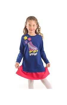 Denokids Mshb&g Wow Paten Kız Çocuk Elbise Lacivert Denokids Mshb&g Wow Paten Kız Çocuk Elbise Lacivert