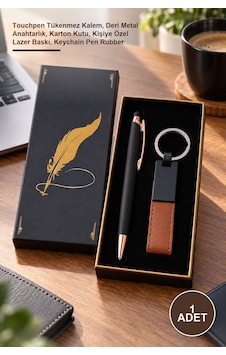 1 Adet Kutulu Kalem Ve Anahtarlık Seti Touchpen Tükenmez Kalem, Deri Metal Anahtarlık, Karton Kutu, Kişiye Özel Lazer Baskı, Keychain Pen Rubber 1 Adet Kutulu Kalem Ve Anahtarlık Seti Touchpen Tükenmez Kalem, Deri Metal Anahtarlık, Karton Kutu, Kişiye Özel Lazer Baskı, Keychain Pen Rubber