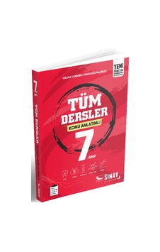 Sınav 7. Sınıf Tüm Dersler Konu Anlatımlı -  Sınav Dergisi Yayınları
