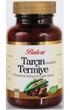 Balen Tarçin Termiye 400 Mg 60 Kapsül 1 Kutu Suz Balen Tarçin Termiye 400 Mg 60 Kapsül 1 Kutu Suz