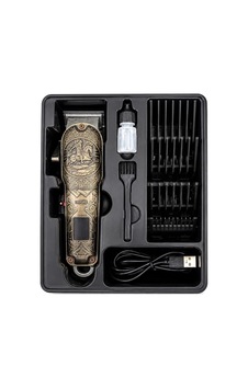 Saç Sakal Kesme Traş Makinesi Usb - Type-c Şarjlı - Led Gösterge 3-7-9-12mm Tarak Mr-7800 5468