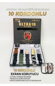 Smart Watch 8 Ultra 7 İn 1 Akıllı Saat 7 Kordonlu Takvim Spor Whatsapp Menülü Siyah - 554203736 Smart Watch 8 Ultra 7 İn 1 Akıllı Saat 7 Kordonlu Takvim Spor Whatsapp Menülü Siyah - 554203736