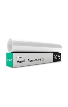 Cricut 2006840 Premium Kalıcı Vinil, Beyaz, 12" X 360"
