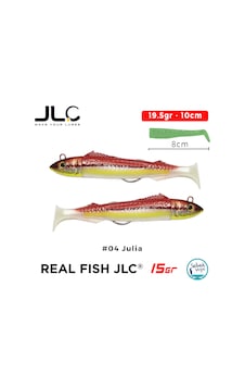 Jlc Real Fish 15 Combo Set 19.5gr 10cm 04 Julia 2+2 Silikon Balık Jlc Real Fish 15 Combo Set 19.5gr 10cm 04 Julia 2+2 Silikon Balık