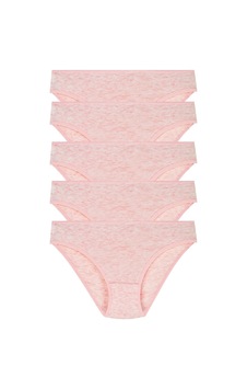 Alaturka Kadın Fitilli 5'li Külot Set Kts3069 Pembe