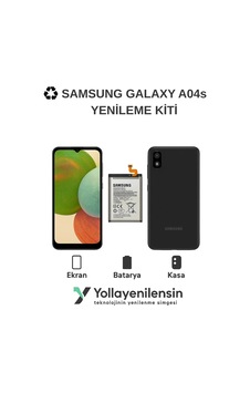 Samsung Uyumlu Galaxy A04s Kiti Ekran + Batarya + Arka Kasa e Eş Değer Kalite Parçalar Samsung Uyumlu Galaxy A04s Kiti Ekran + Batarya + Arka Kasa e Eş Değer Kalite Parçalar