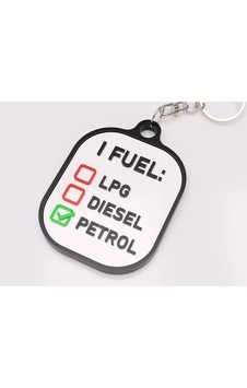 3d Baskı Yakıt Türü Anahtarlık Diesel Petrol Lpg Uyarı Anahtarlığı, Araba Anahtar Aksesuarı