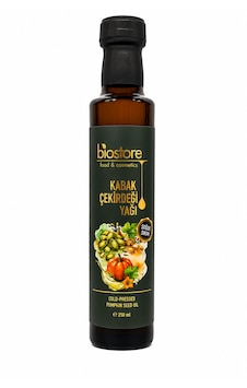 Biostore Soğuk Sıkım Kabak Çekirdeği Yağı 250 Ml Biostore Soğuk Sıkım Kabak Çekirdeği Yağı 250 Ml