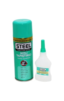 Steel 400ml+60gr Büyük Hızlı Yapıştırıcı 5691 Steel 400ml+60gr Büyük Hızlı Yapıştırıcı 5691