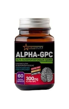 Sirius Alpha Gpc 300 Mg 60 Kapsül Aromasız Sirius Alpha Gpc 300 Mg 60 Kapsül Aromasız