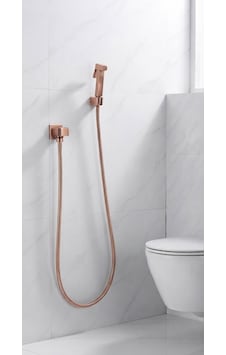 Rose Gold Kare Taharet Musluklu Şattaf Rose Gold Kare Taharet Musluklu Şattaf