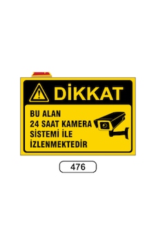 Bu Alan 24 Saat Kamera Sistemi Ile Izlenmektedir Uyarı Levhası Bu Alan 24 Saat Kamera Sistemi Ile Izlenmektedir Uyarı Levhası