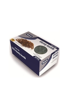 390 Lastik Kutu Geniş 50 Gram Paket Lastiği 5 Kutu Şefaf 10 X 7 X 7