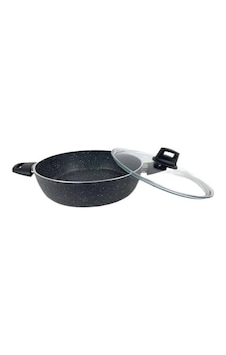 Eda Zk-024 Zetra 28 Cm Granit Basık Tencere Gri Eda Zk-024 Zetra 28 Cm Granit Basık Tencere Gri