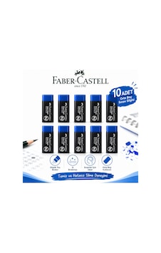 Orta Boy Sınav Silgisi 10 Adet Yumuşak Silgi Faber-castell