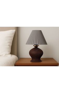 Luxury Modern Tarz Yatak Odası / Çocuk Odası Abajur-432 Gri Luxury Modern Tarz Yatak Odası / Çocuk Odası Abajur-432 Gri