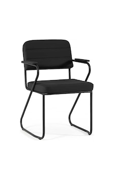 Ofis Misafir / Büro Bekleme Sandalyesi - Koltuğu Siyah Ofis Misafir / Büro Bekleme Sandalyesi - Koltuğu Siyah