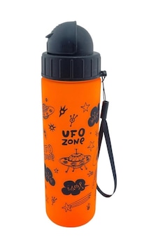 Fixpoint Turuncu Ufo Desenli 500 Ml Pipetli Matara P-8274