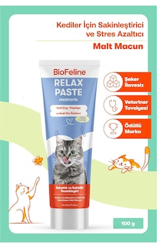 Biofeline Rahatlatıcı Macun 100g Ve Kediler İçin Günlük Gerginlike Karşı Rahatlık Sağlayan Sakinleştirici Mac Biofeline Rahatlatıcı Macun 100g Ve Kediler İçin Günlük Gerginlike Karşı Rahatlık Sağlayan Sakinleştirici Mac
