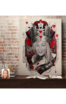 Bk Gift Kişiye Özel Maça Kızı Kraliçe Kanvas Tablo-3 70x100 , Sevgiliye Hediye, Arkadaşa Hediye Kobitmeyencom33362 Bk Gift Bk Gift Kişiye Özel Maça Kızı Kraliçe Kanvas Tablo-3 70x100 , Sevgiliye Hediye, Arkadaşa Hediye Kobitmeyencom33362 Bk Gift