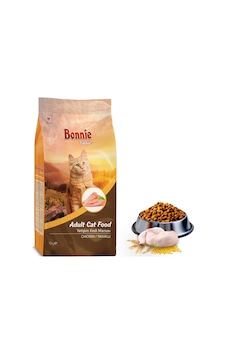 Bonnie Tavuklu Yetişkin Kedi Maması 10 KG Bonnie Tavuklu Yetişkin Kedi Maması 10 KG