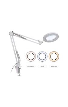 5/8x Çok Fonksiyonlu Büyüteçli Led Masa Üstü Lamba 3 Işık Modlu Akrobat Katlanabilir Büyüteç - 813568152 5/8x Çok Fonksiyonlu Büyüteçli Led Masa Üstü Lamba 3 Işık Modlu Akrobat Katlanabilir Büyüteç - 813568152