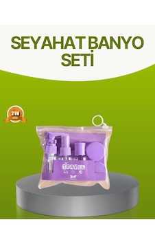 Seyahat Banyo Seti 5 Parça Şeffaf Taşıma Çantalı 30 Ml Diğer Seyahat Banyo Seti 5 Parça Şeffaf Taşıma Çantalı 30 Ml Diğer