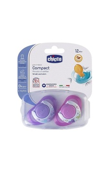 Chicco Physio Kauçuk Emzik Kız 12 Ay+ 2'li Pembe