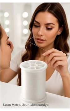 Profesyonel Kuaför Kaş Bıyık Alma İpi Ekstra Sağlam 500 Metre Beyaz 722358 Profesyonel Kuaför Kaş Bıyık Alma İpi Ekstra Sağlam 500 Metre Beyaz 722358