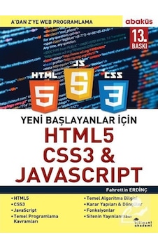 Yeni Başlayanlar için Html5. Css3 Javascrıpt Fahrettin Erdinç N11.447