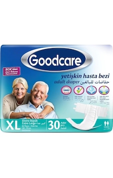 Goodcare Belbantlı Hasta Bezi XL Extra Large 30'Lu Goodcare Belbantlı Hasta Bezi XL Extra Large 30'Lu