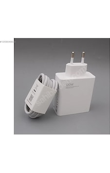 Xiaomi 120 Watt Şarj Adaptörü + Şarj Kablosu Xiaomi 120 Watt Şarj Adaptörü + Şarj Kablosu
