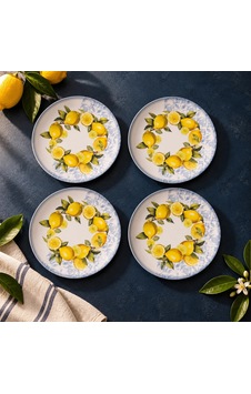Güral Camelia Limonlu 4lü 20 Cm Porselen Düz Tabak Seti 41963 Diğer Güral Camelia Limonlu 4lü 20 Cm Porselen Düz Tabak Seti 41963 Diğer