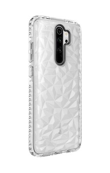 Xiaomi Redmi Note 8 Pro Kılıf Zore Buzz Kapak Beyaz Xiaomi Redmi Note 8 Pro Kılıf Zore Buzz Kapak Beyaz