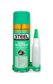 Steel 400 Ml Hızlı Yapıştırıcı Seti Steel 400 Ml Hızlı Yapıştırıcı Seti
