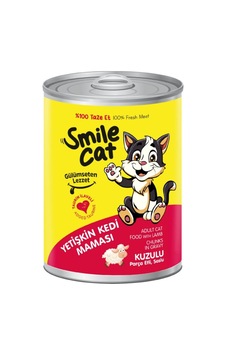 Smile 400 Gr Konserve Kedi Maması Kuzulu 12'li Smile 400 Gr Konserve Kedi Maması Kuzulu 12'li