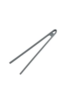 Qerhome Tekli Silikon Kızartma Maşası 30 Cm Gri