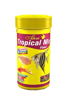Ahm Tropical Mix Flake Food 100 Ml.X 2 Adet Ahm Tropical Mix Flake Food 100 Ml.X 2 Adet