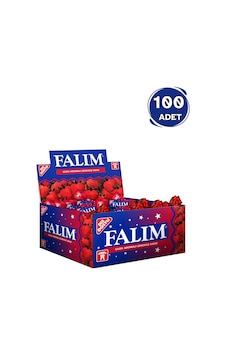 Falım Çilek Aromalı Sakız 100 X 1,4g - 1 Adet