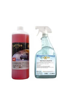 Luxor -42 Derece Kırmızı Antifriz 1 Lt + Kar Buz Çözücü 1 Lt Luxor -42 Derece Kırmızı Antifriz 1 Lt + Kar Buz Çözücü 1 Lt