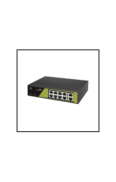 Genata Gnt-p9828v6, 8 Port, Megabit, Poe 60w, 2 Port Uplink, Yönetilemez, Masaüstü Switch