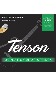Tenson 80/20 Bronze 10-46 Extra-light Akustik Gitar Teli Tenson 80/20 Bronze 10-46 Extra-light Akustik Gitar Teli