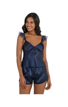 Moon Wear Lacivert Saten Şort Takımı 9212 Lacivert Moon Wear Lacivert Saten Şort Takımı 9212 Lacivert