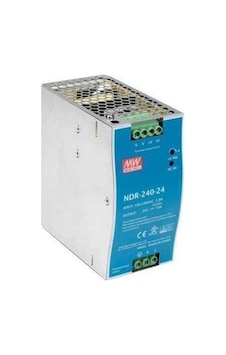 Meanwell Ndr-240-24 Mw 240w Dın Ray 24v. 10a Meanwell Ndr-240-24 Mw 240w Dın Ray 24v. 10a