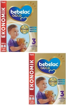 Bebelac Gold 3 Devam Sütü 800 G 2 Adet Bebelac Gold 3 Devam Sütü 800 G 2 Adet